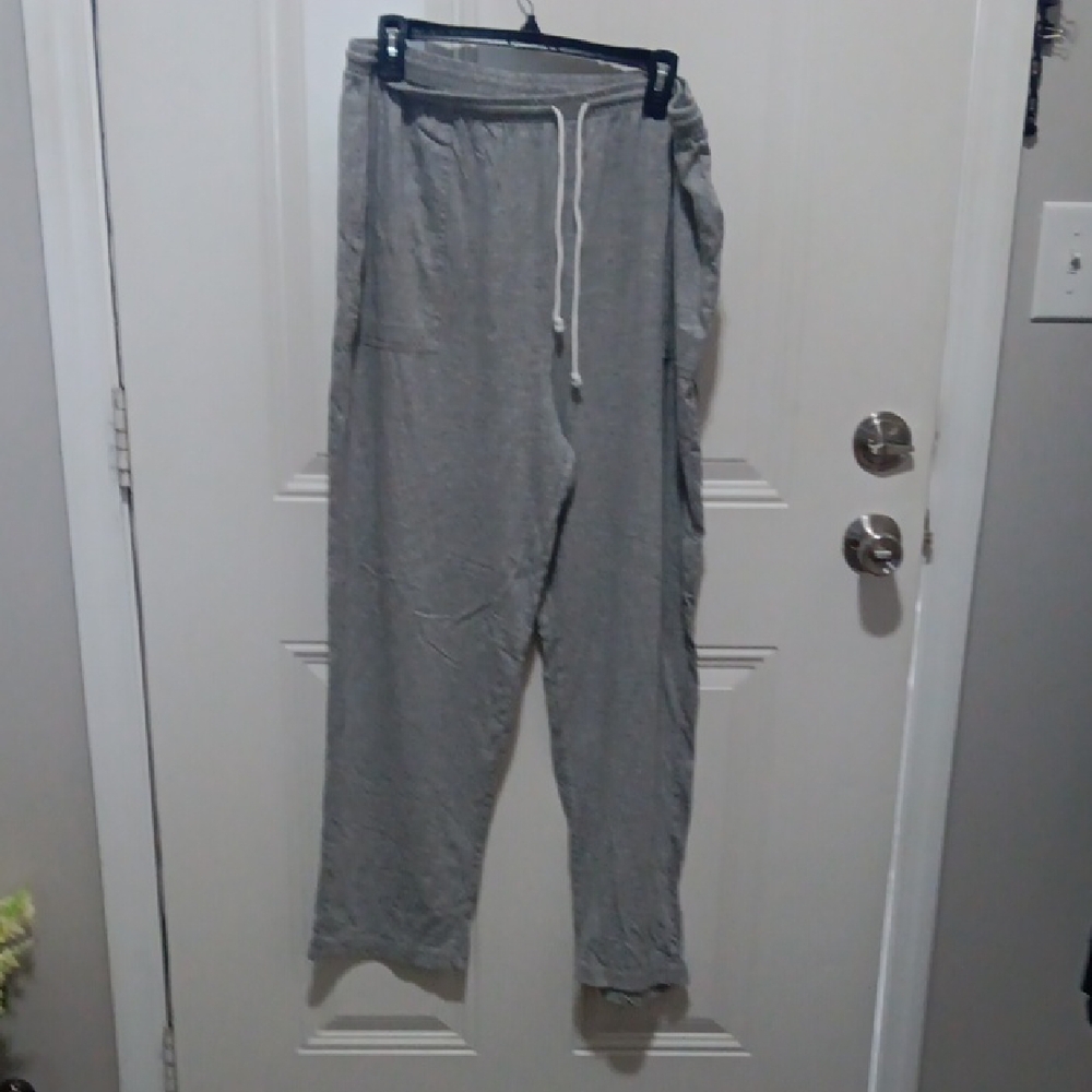 Blair Gray Sweatpants with Elastic Waistband and Cuffed Ankles